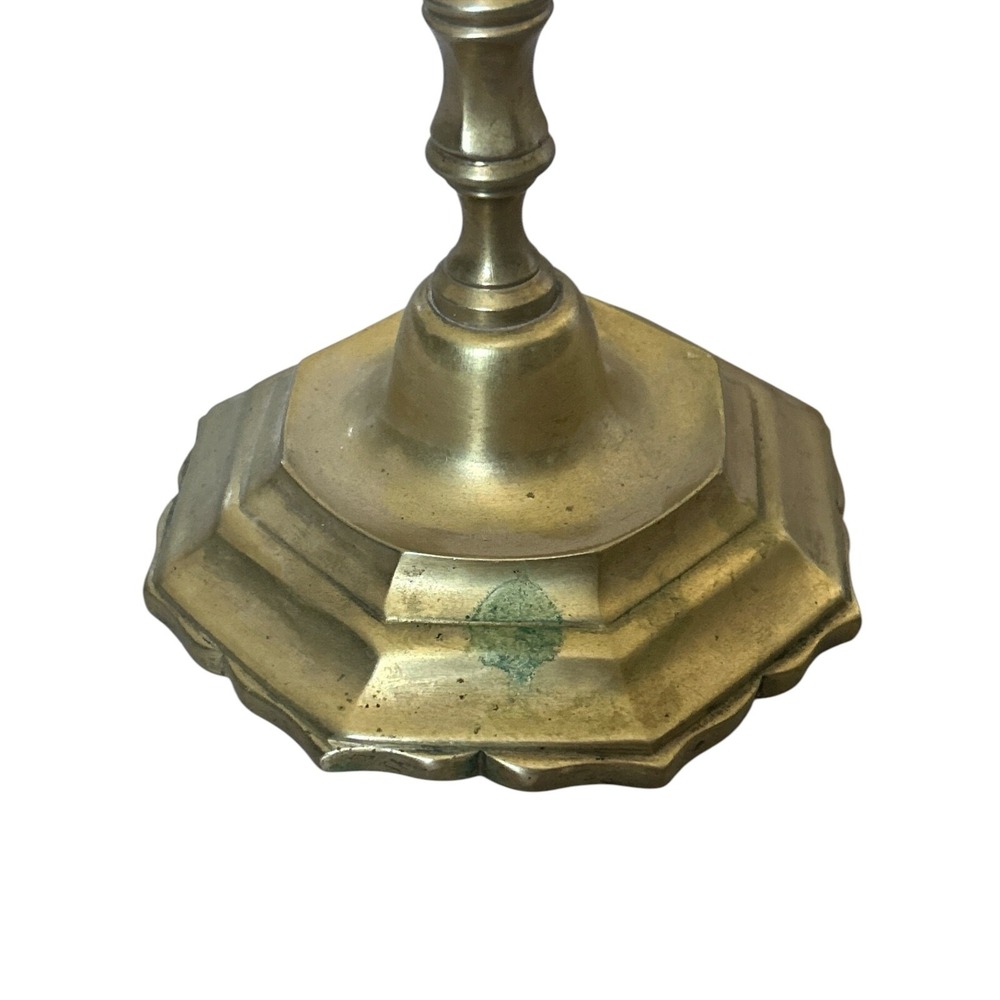 Temple Menorah - 15 Inch Height 7 Branches Brass Jerusalem Menorah - Picture 4 of 6